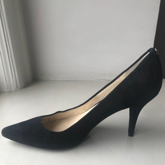 MICHAEL Michael Kors Black Suede High Heel Pump - Picture 7 of 7